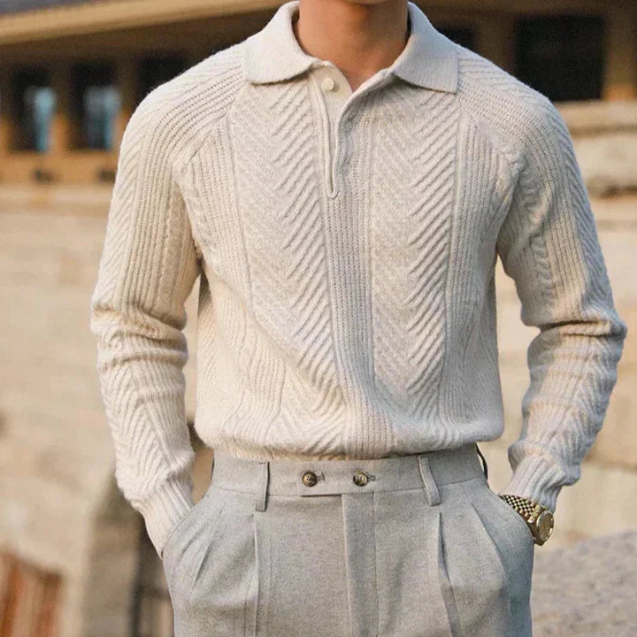 Stylový pánský pletený světr pro moderní vzhled