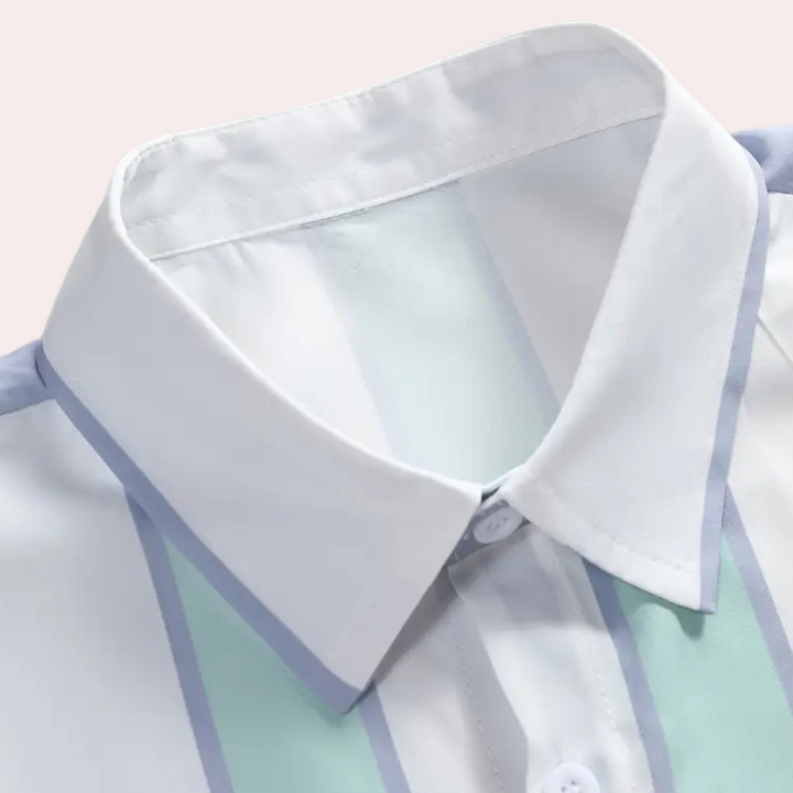 Stylová pruhovaná pánská košile pro moderního muže