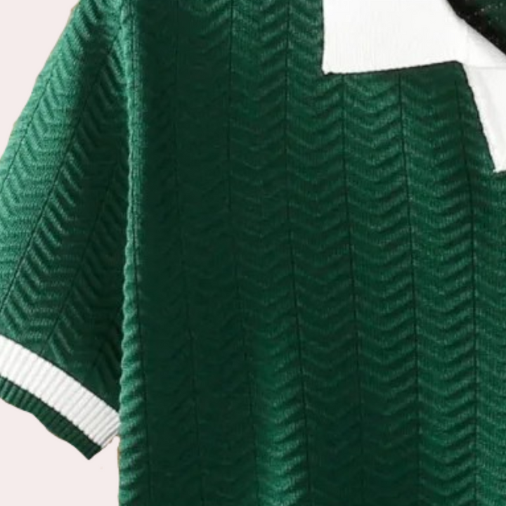 Stylová pánská košile s módním vrstveným límcem