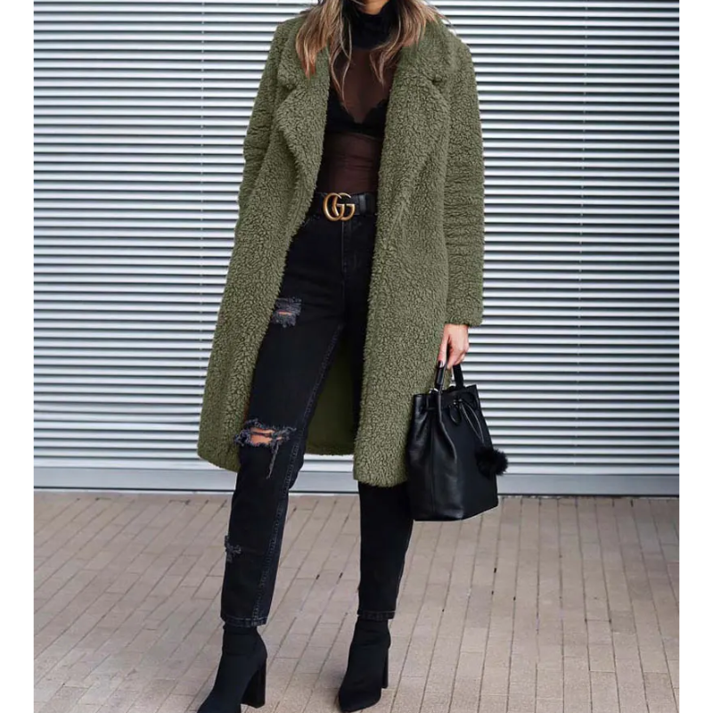 Pohodlná a trendy teplá zimní bunda pro dámy